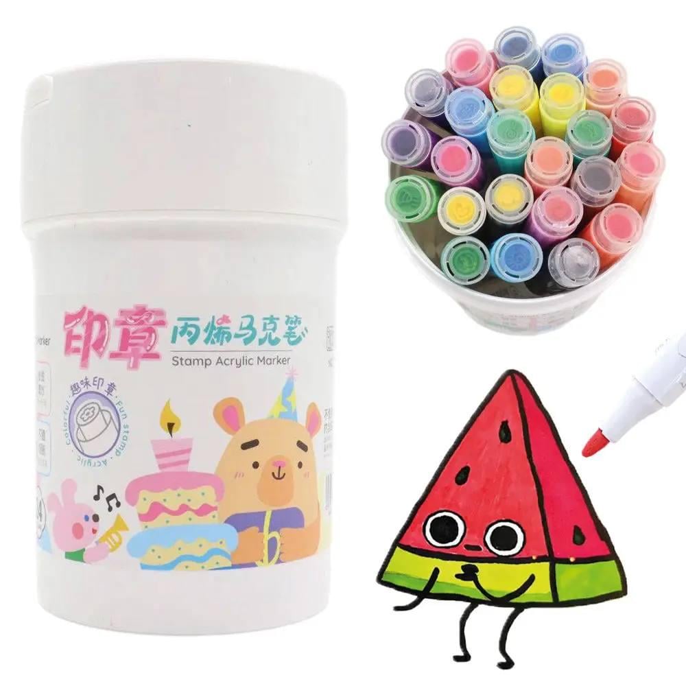 Маркеры акриловые с печатью 24 шт. (88d798b6) - фото 6 Маркеры акриловые с печатью 24 шт. (88d798b6) - фото 6