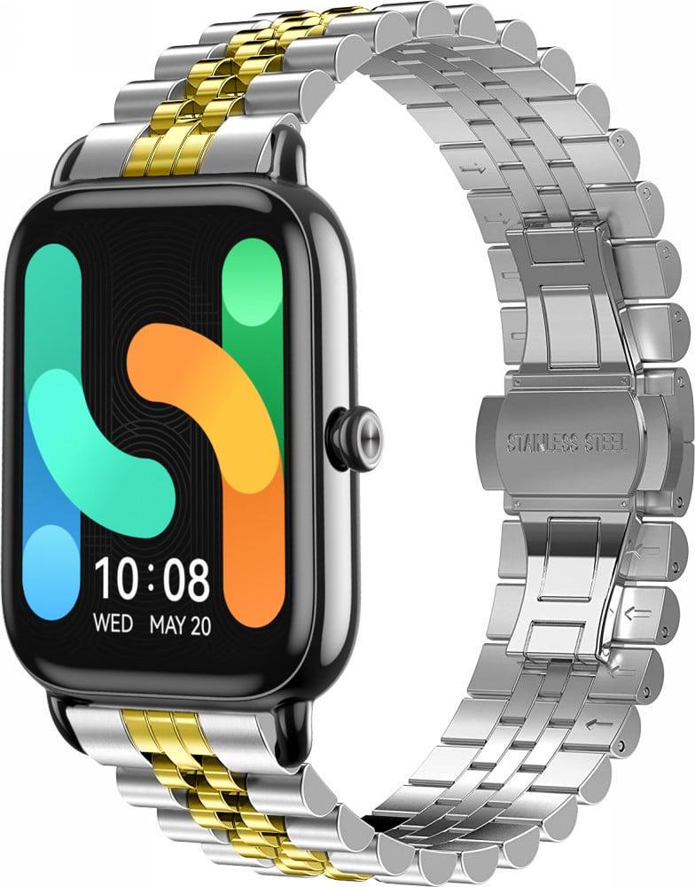 Браслет металлический Stech Line для Haylou RS4 Plus LS11 Silver Gold (40633-67)