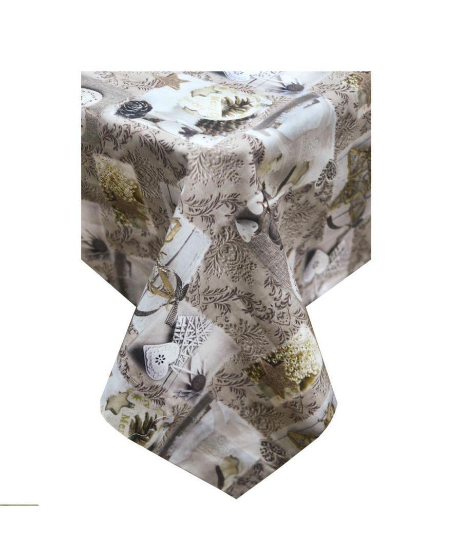 Скатерть Digitale Beige 120x136