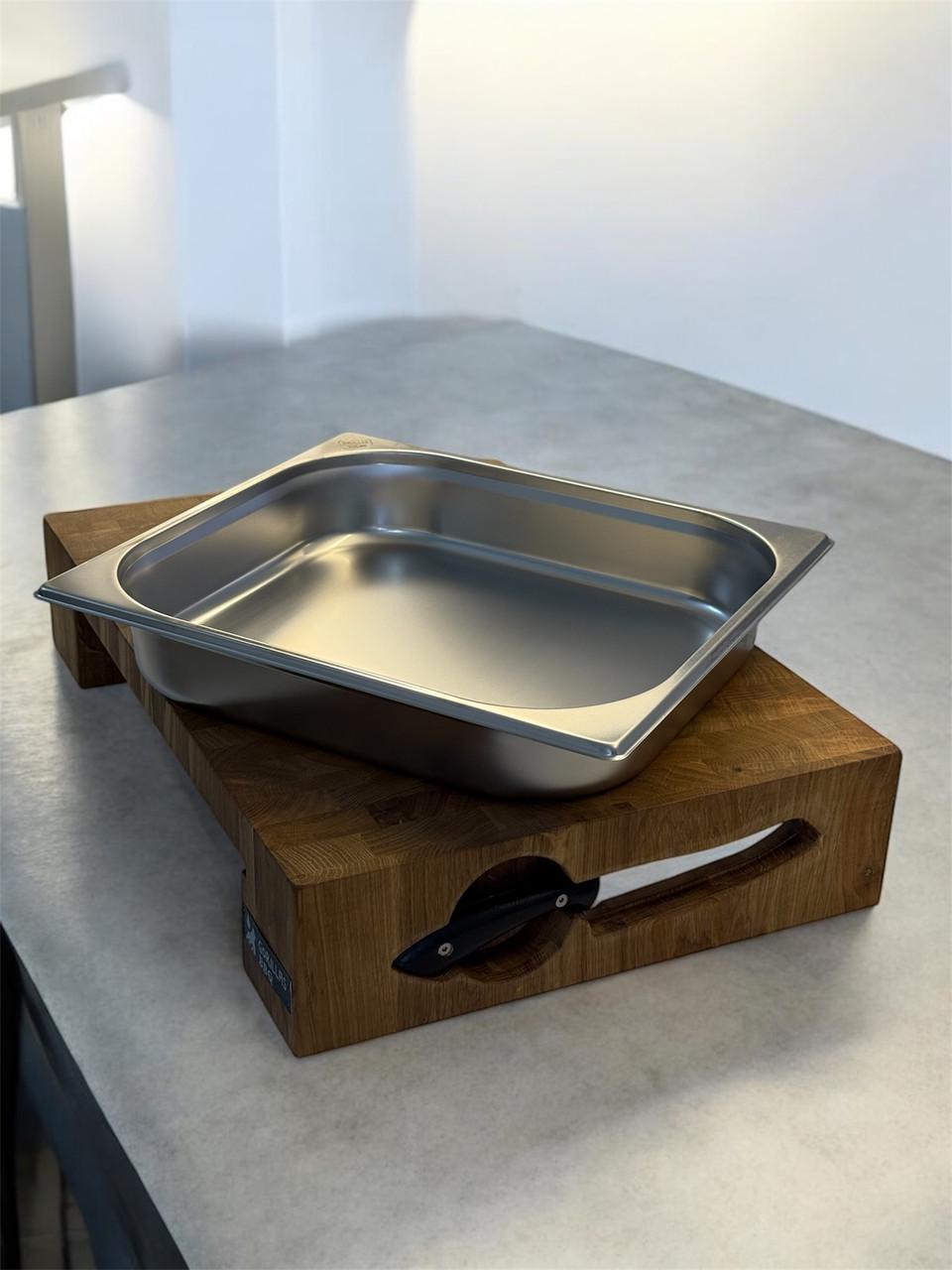 Набор кухонный Gorillas BBQ торцевая доска с гастроемкостью и набором из 2-х ножей (DS59) - фото 4 Набор кухонный Gorillas BBQ торцевая доска с гастроемкостью и набором из 2-х ножей (DS59) - фото 4