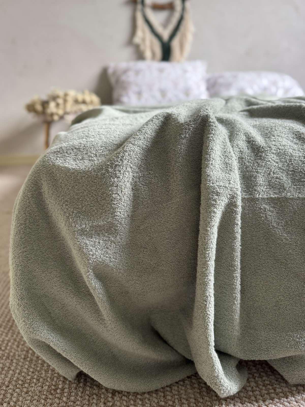 Простынь-покрывало махровое ZEINTEX MADEIRA хлопковое 150х220 см Бирюзовый (26991417) - фото 7 Простынь-покрывало махровое ZEINTEX MADEIRA хлопковое 150х220 см Бирюзовый (26991417) - фото 7