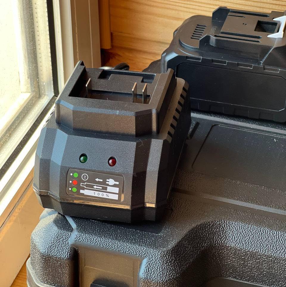 Гайковерт аккумуляторный с набором бит и торцевых насадок 48V - фото 6