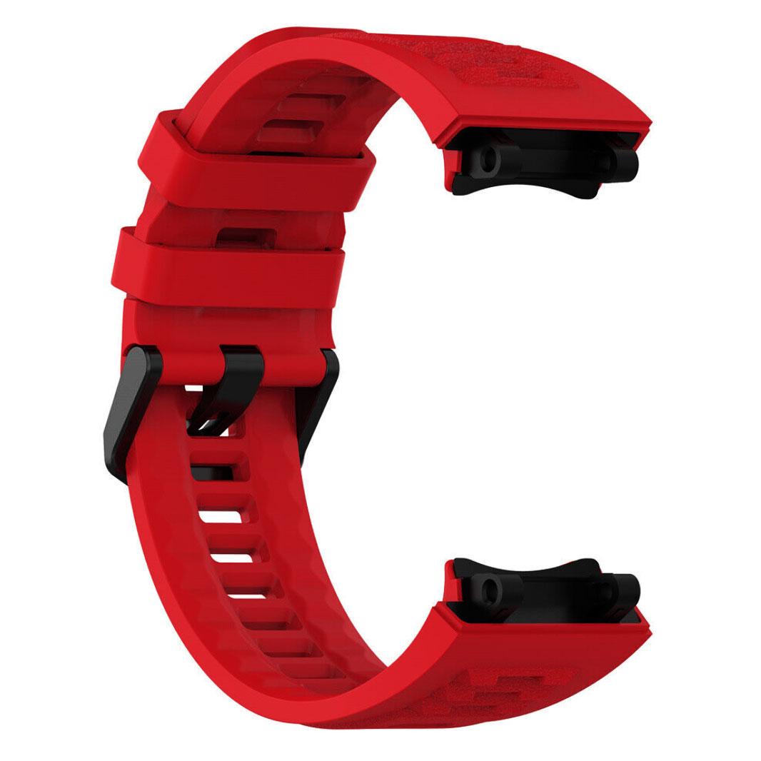 Ремінець силіконовий Primolux для смарт годинника Xiaomi Amazfit T-Rex 2 A2169/A2170 Red - фото 2