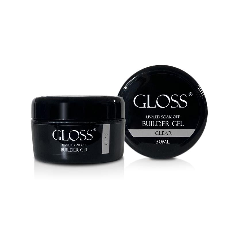 Гель однофазный GLOSS Builder Gel 30 мл Clear (310739)