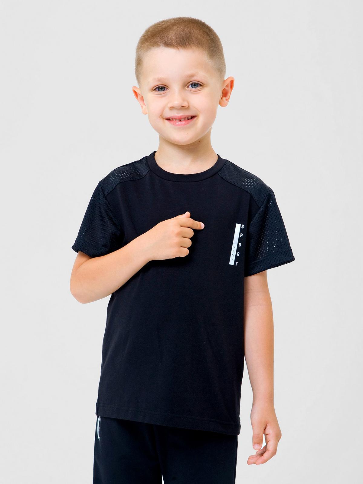 Футболка Smil 116 см Черный (110605)