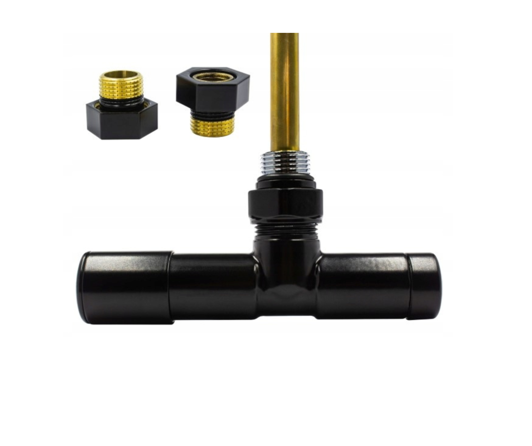 Вентиль ручний Vario Term Unico 50 мм Black mat (311)
