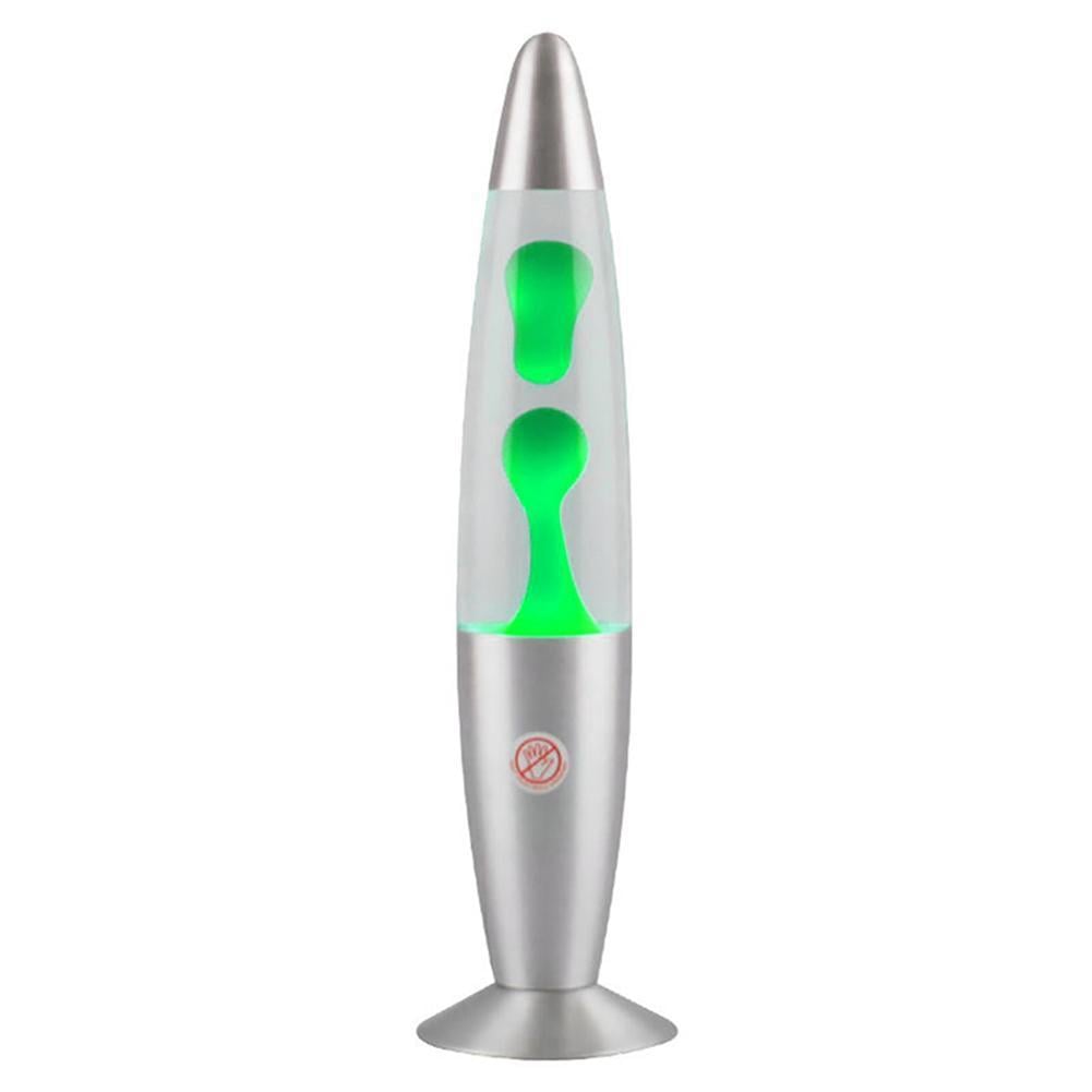 Лампа Лава с парафином 41 см Зеленый (2371593877)