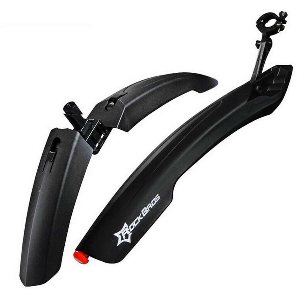 Набор велосипедных крыльев Rockbros DNB8001 пластиковые быстросъемные с задним фонарем (RB-DNB8001-4000)