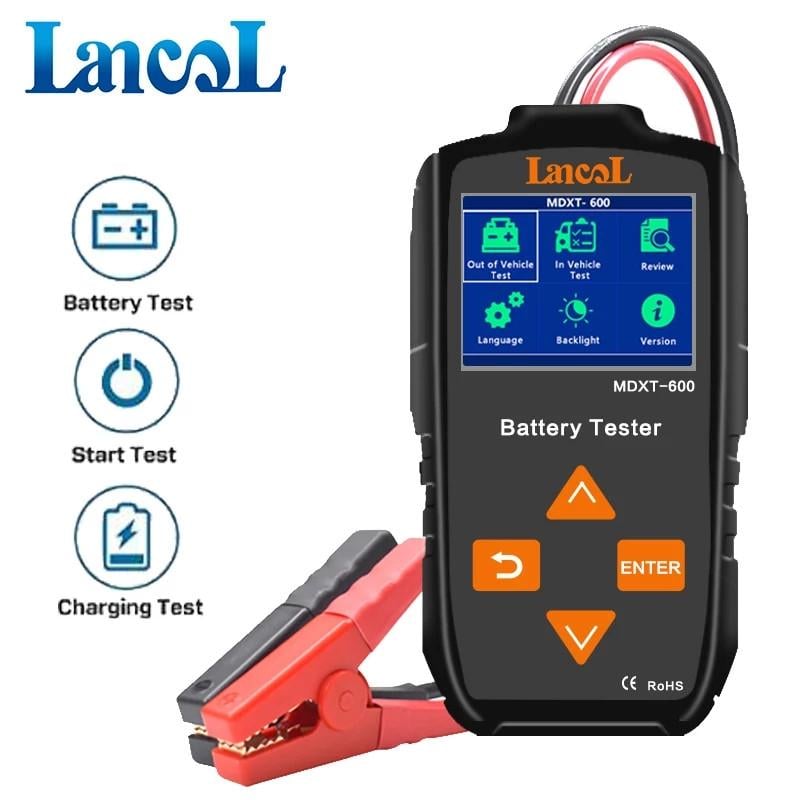Тестер батарей АКБ Lancol MDXT600 профессиональный 12 В 30Ач-220Ач (1280071412) - фото 2 Тестер батарей АКБ Lancol MDXT600 профессиональный 12 В 30Ач-220Ач (1280071412) - фото 2