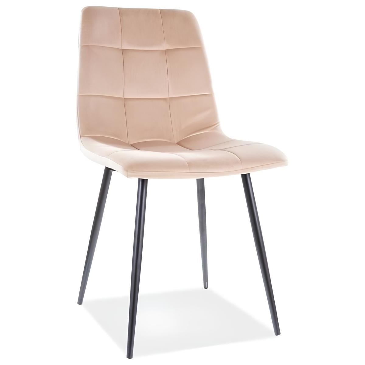 Стул кухонный Intarsio Mia Черный/Бежевый (13768593)