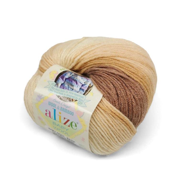 Пряжа Alize Baby Wool Batik 3050