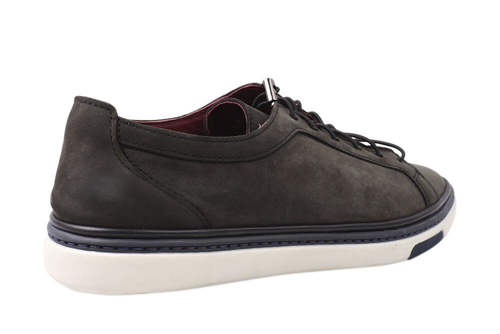 Кеди чоловічі Vadrus зі шкіри-нубука на низькому ходу на шнурівці р. 40 Зелений (306-21DTC) - фото 4 Кеди чоловічі Vadrus зі шкіри-нубука на низькому ходу на шнурівці р. 40 Зелений (306-21DTC) - фото 4