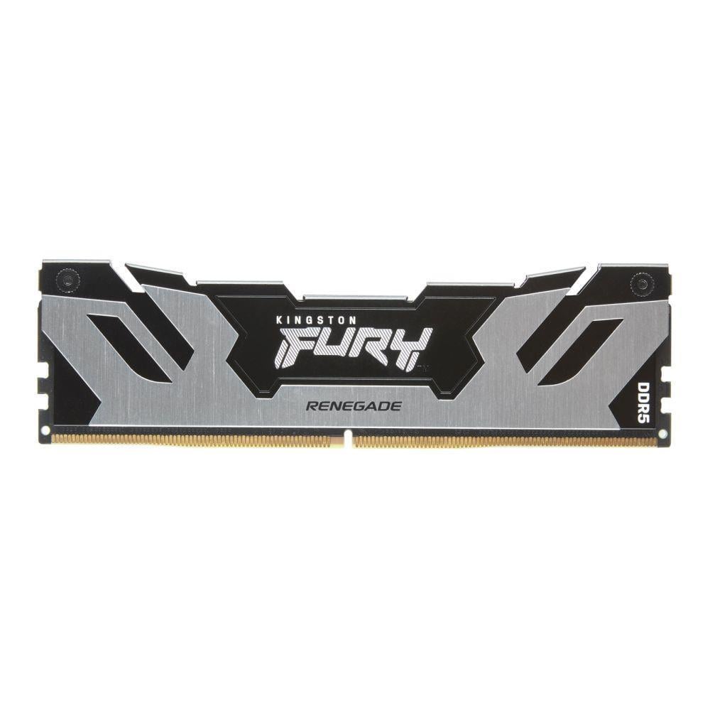 Оперативна пам'ять для ПК Kingston Fury 96 GB 2x48 GB DDR5 6400 MHz Renegade Silver (KF564C32RSK2-96)