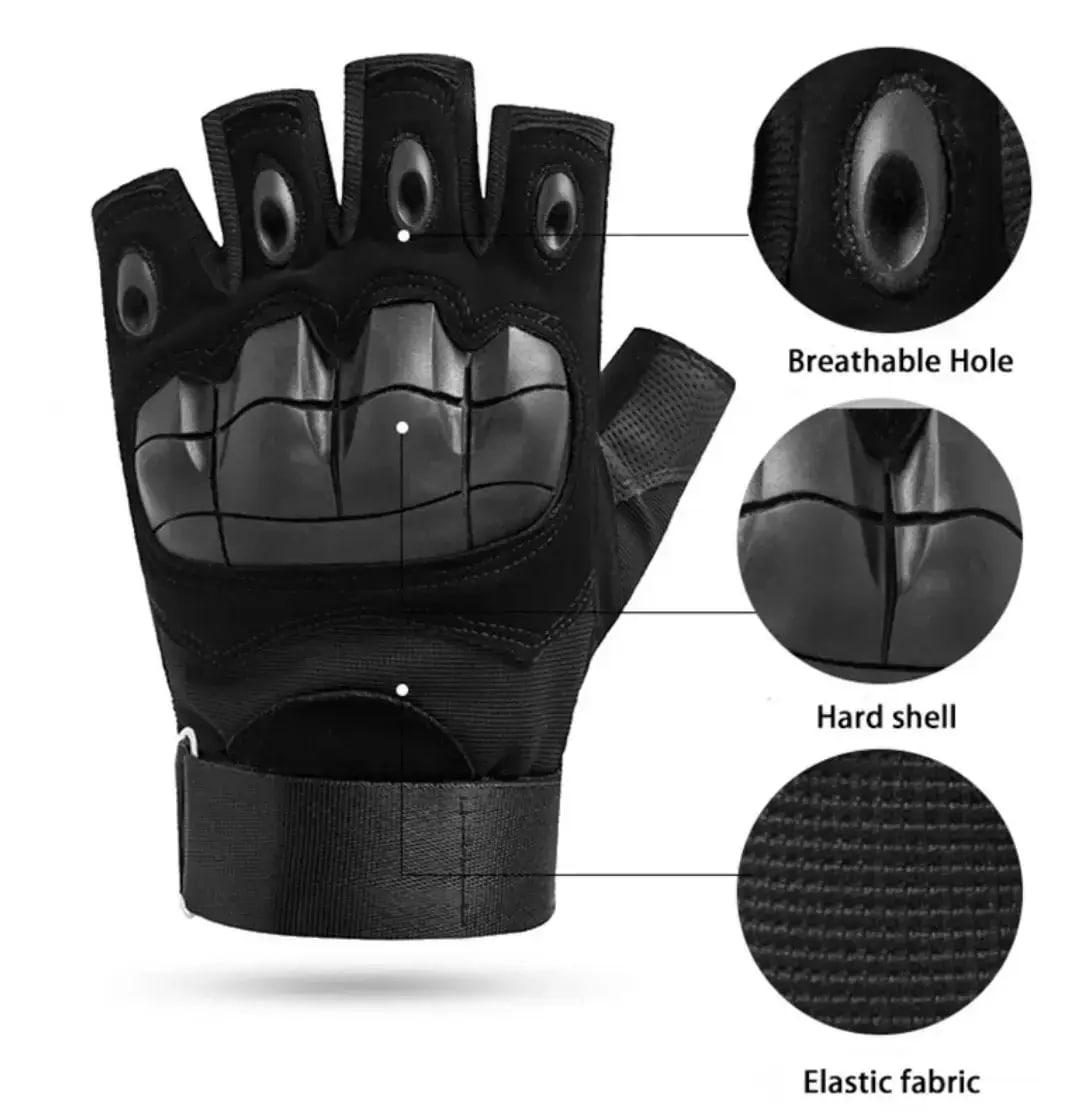 Рукавички військові M Чорний (043-1-VS) - фото 2