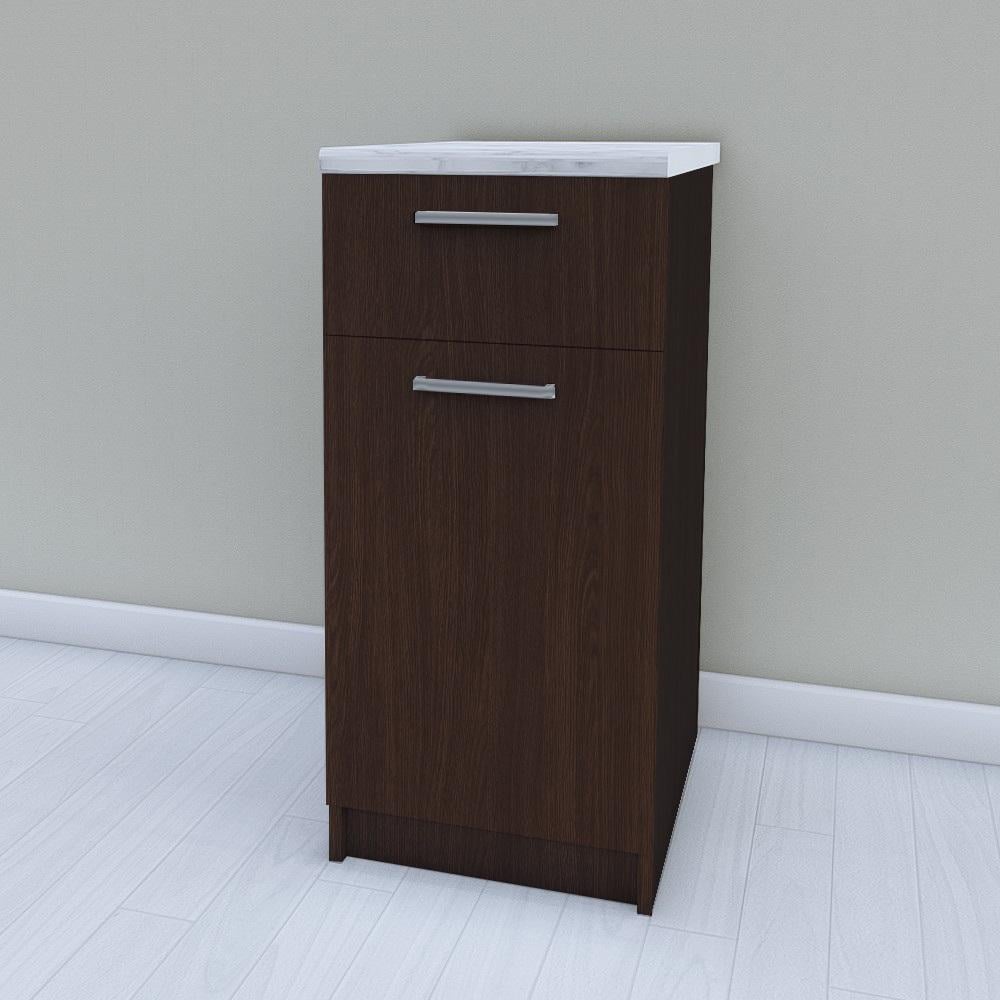 Модуль нижній кухонний без стільниці 400 мм Венге темний (М4в)