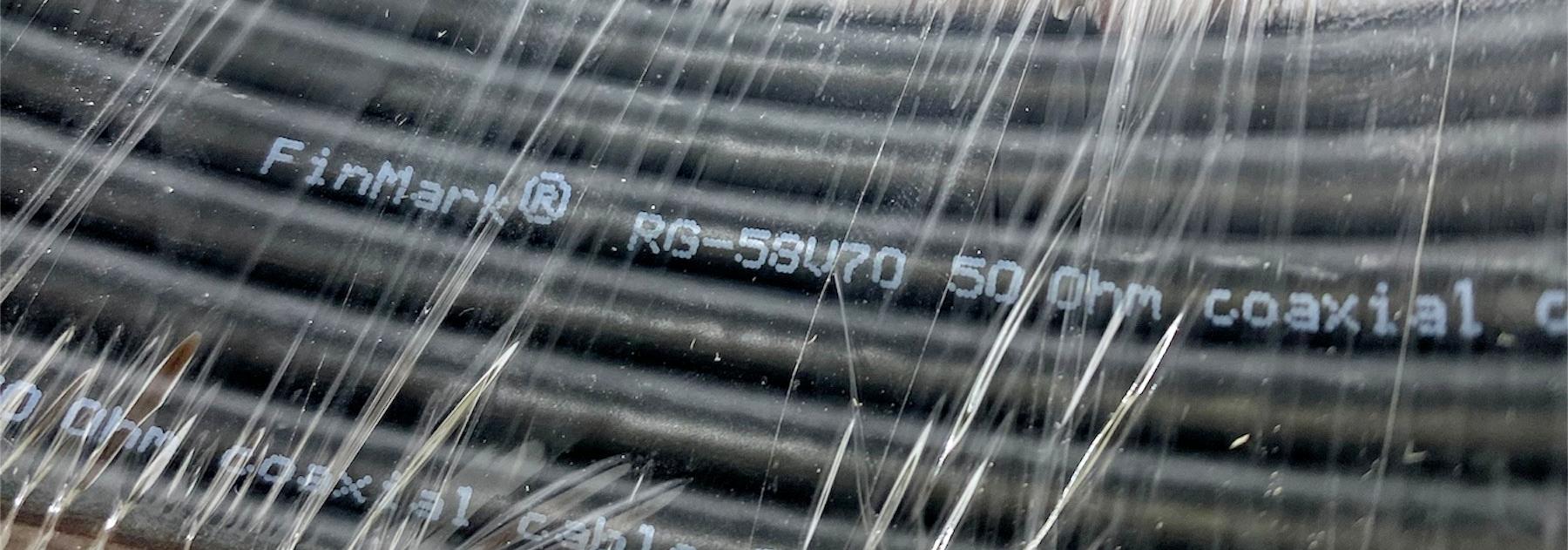 Кабель Finmark мідний 50 Ом антенний для модемів та роутерів RG 58 TC 90 CU 100 м - фото 3