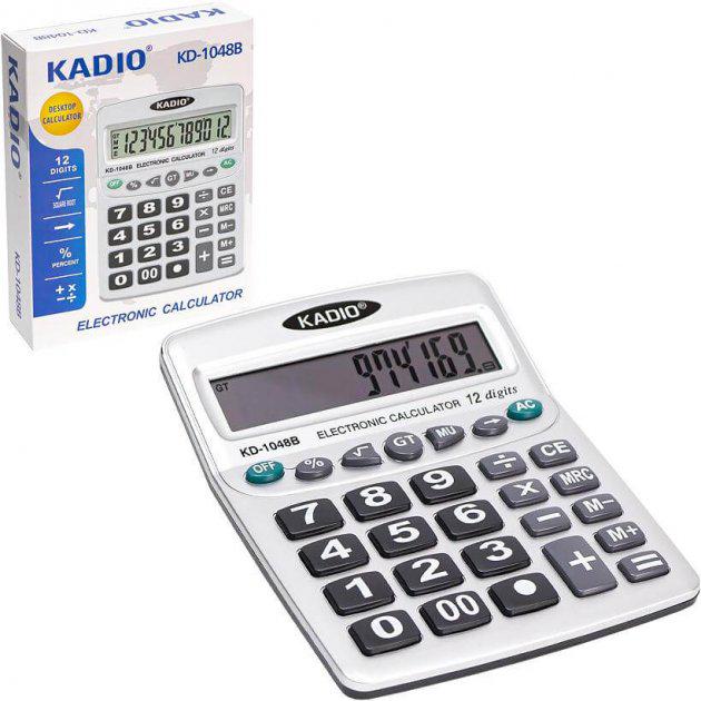 Калькулятор настольный Kadio KD-1048B 12 digits (13528457) - фото 3