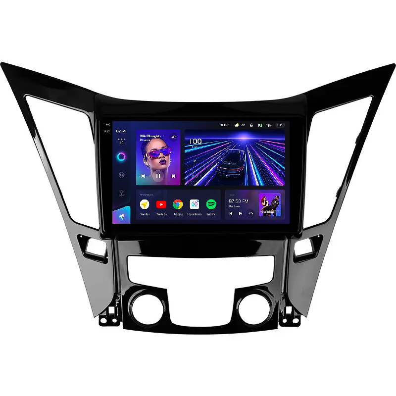 Автомагнітола штатна Teyes для Hyundai Sonata 6 YF 2009-2014 Android CC3 2K 6/128G Wi-Fi/4G варіант А