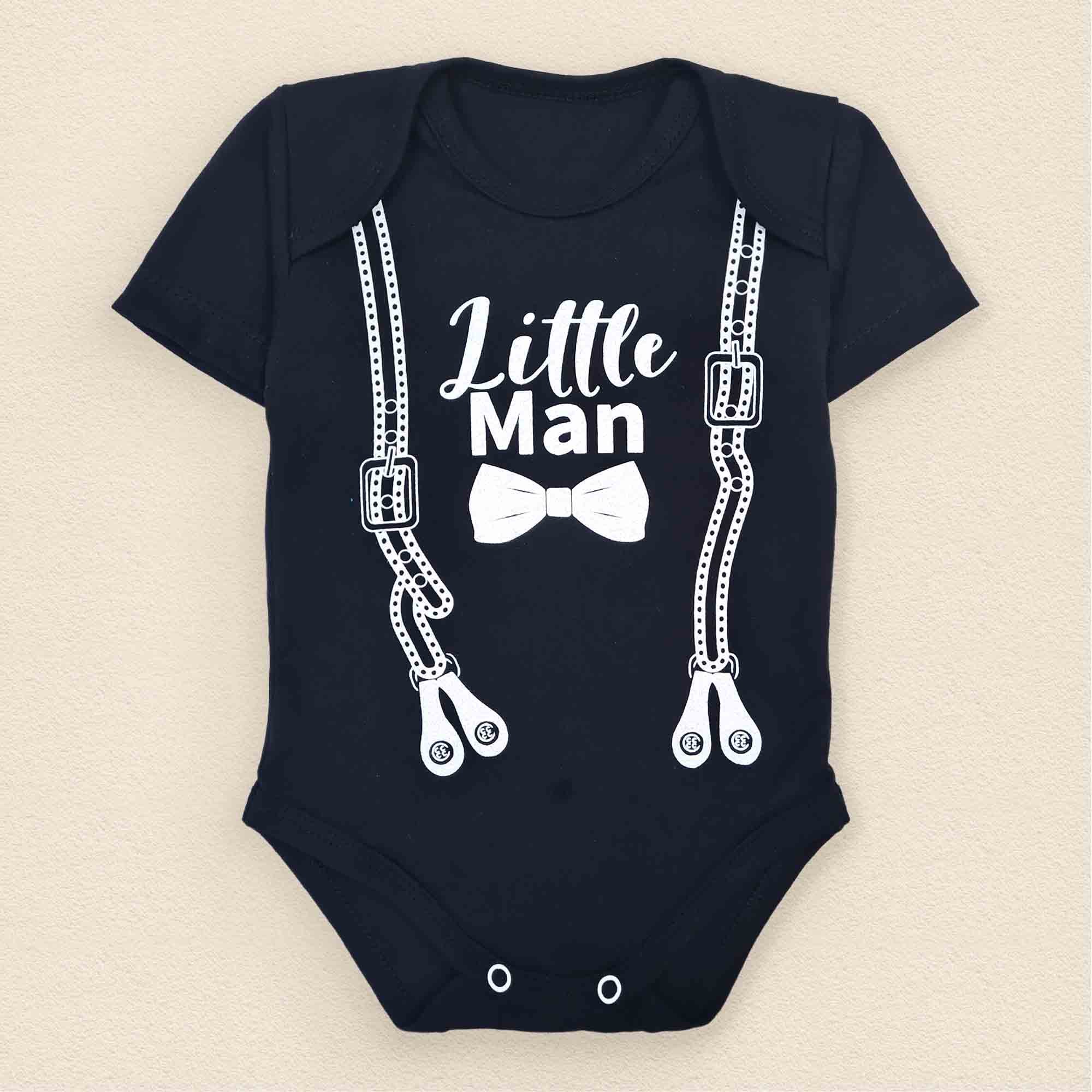 Боди для мальчика Dexter’s Little man 68 см Черный (131695368973)