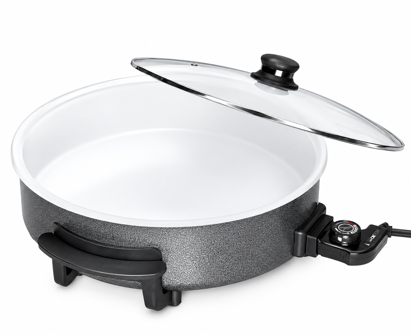 Електросковорода-гриль Clatronic PP 3570 C 1500 Вт 42 см керамічне покриття XXL (3570)