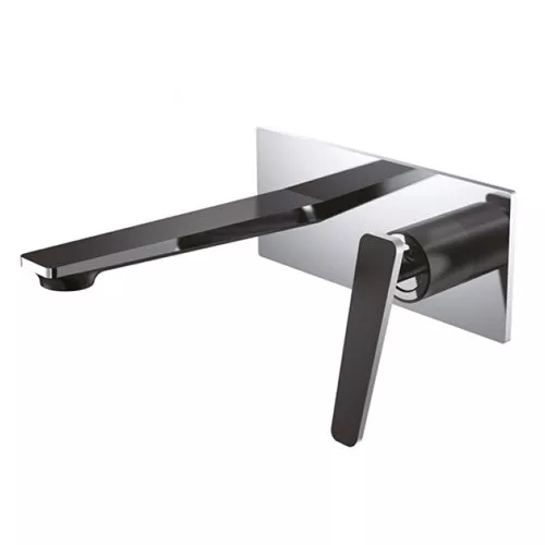 Змішувач для умивальника Frap F1057-22 Чорний/Хром