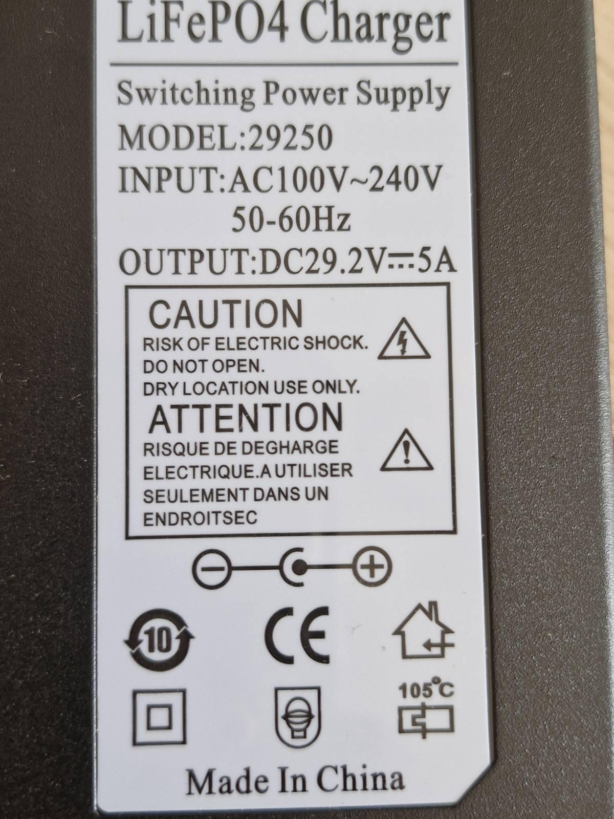 Зарядное устройство для аккумуляторов LIFEPO4 24 В 29,2V 5 A для восстановления и реанимации аккумуляторов используемых в ИБП и вместе с инверторами (21160599) - фото 3