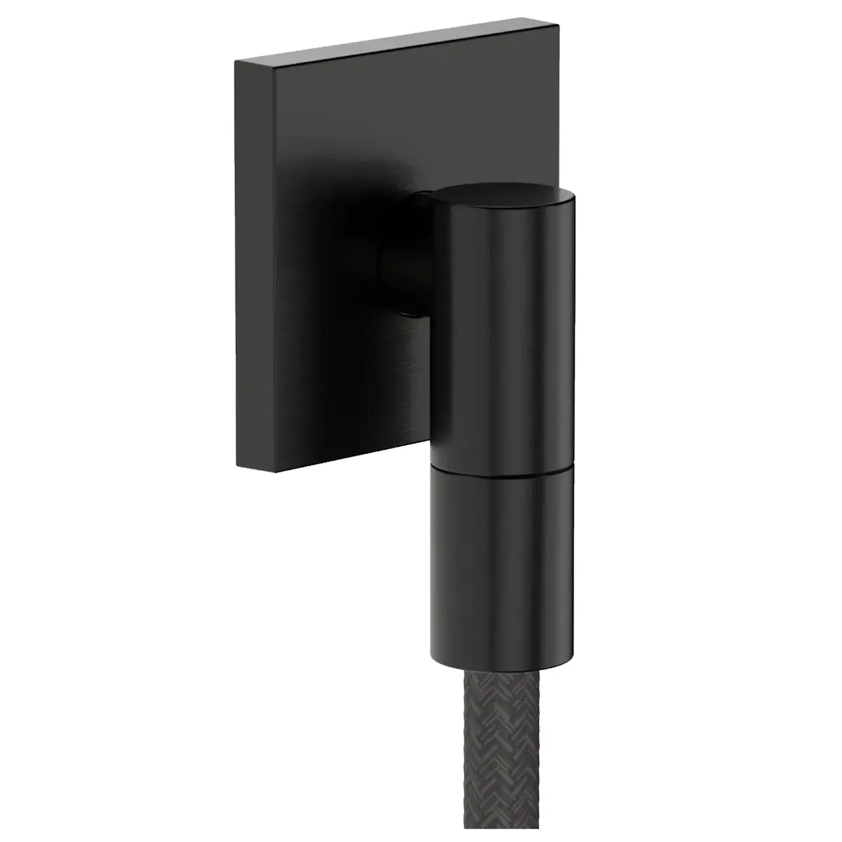 Шланговое подключение для душа Hansgrohe Fixfit Fine E металл Черный/Хром (28883340)