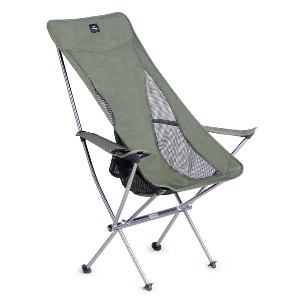 Туристическое кресло складное Naturehike CNK2300JU0003 алюминий Oxford 600D 47x36,5x98,5 см Green (6976023929472)
