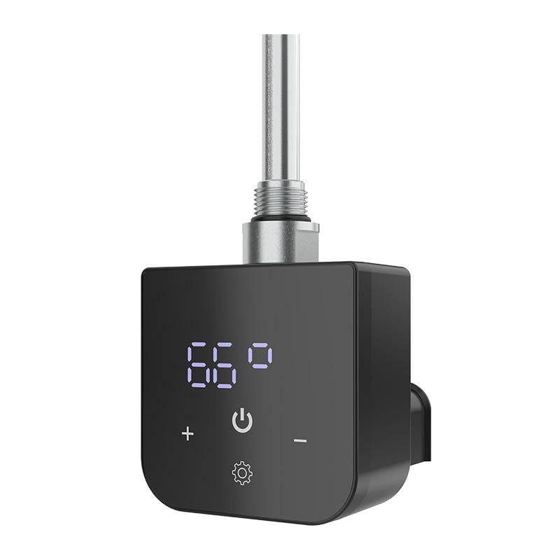 ТЭН для полотенцесушителя Onlyheat 0,6 кВт скрытый монтаж Onyx Black Pro (68442)