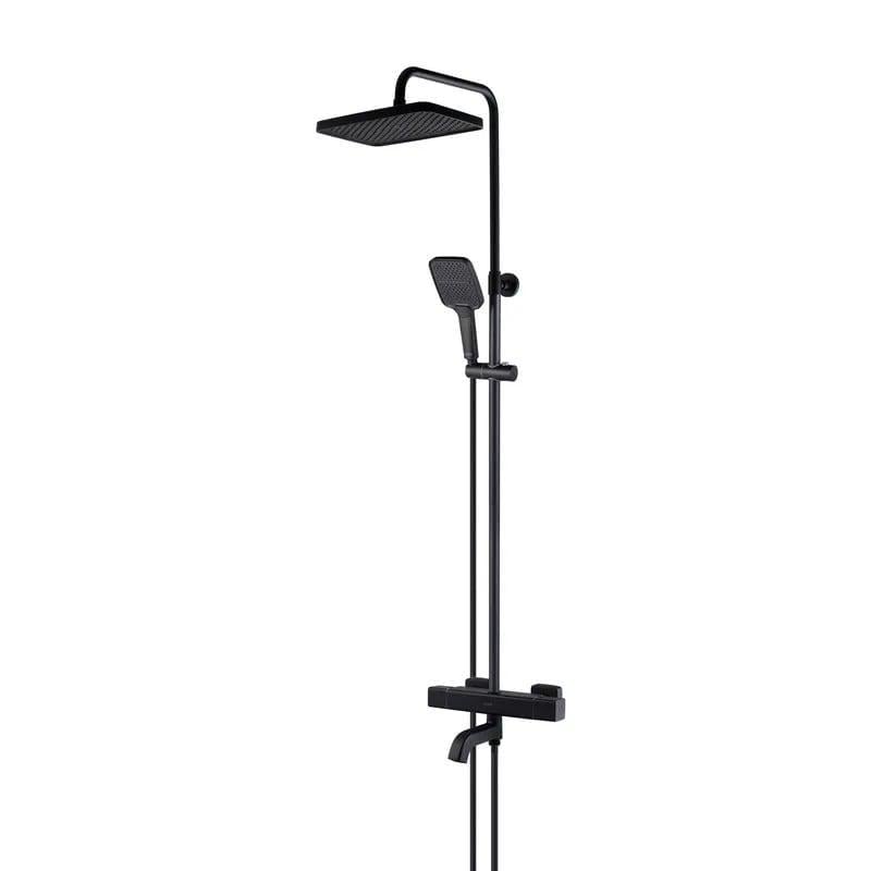 Душевая колонна KOER KB-57038-05 с термостатическим смесителем Черный (KR5961)