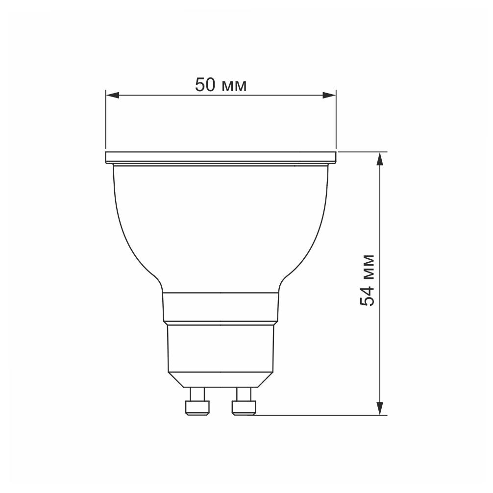 Світлодіодна лампа Videx MR16e 6W GU10 4100K (VL-MR16e-06104) - фото 3