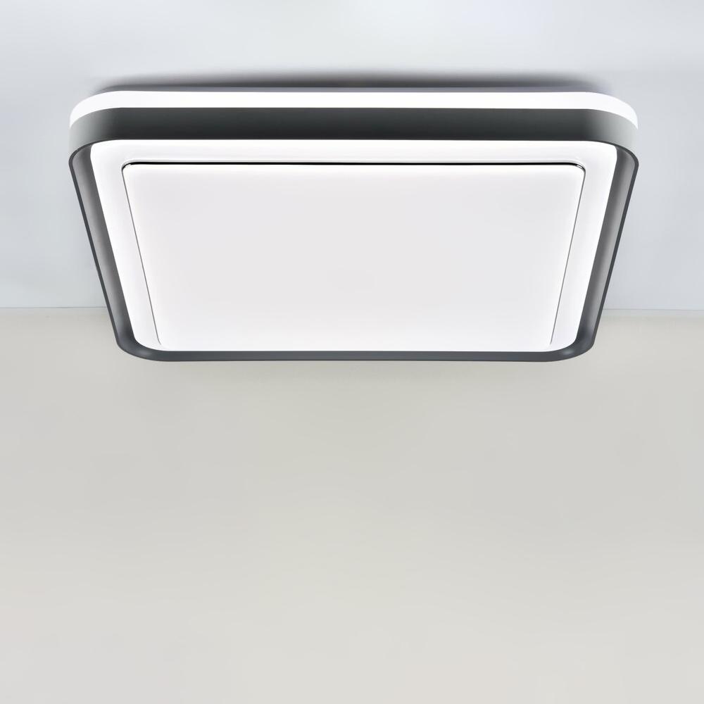 Люстра потолочная светодиодная Lighthouse SRS-19905 55W квадратная Белый/Черный