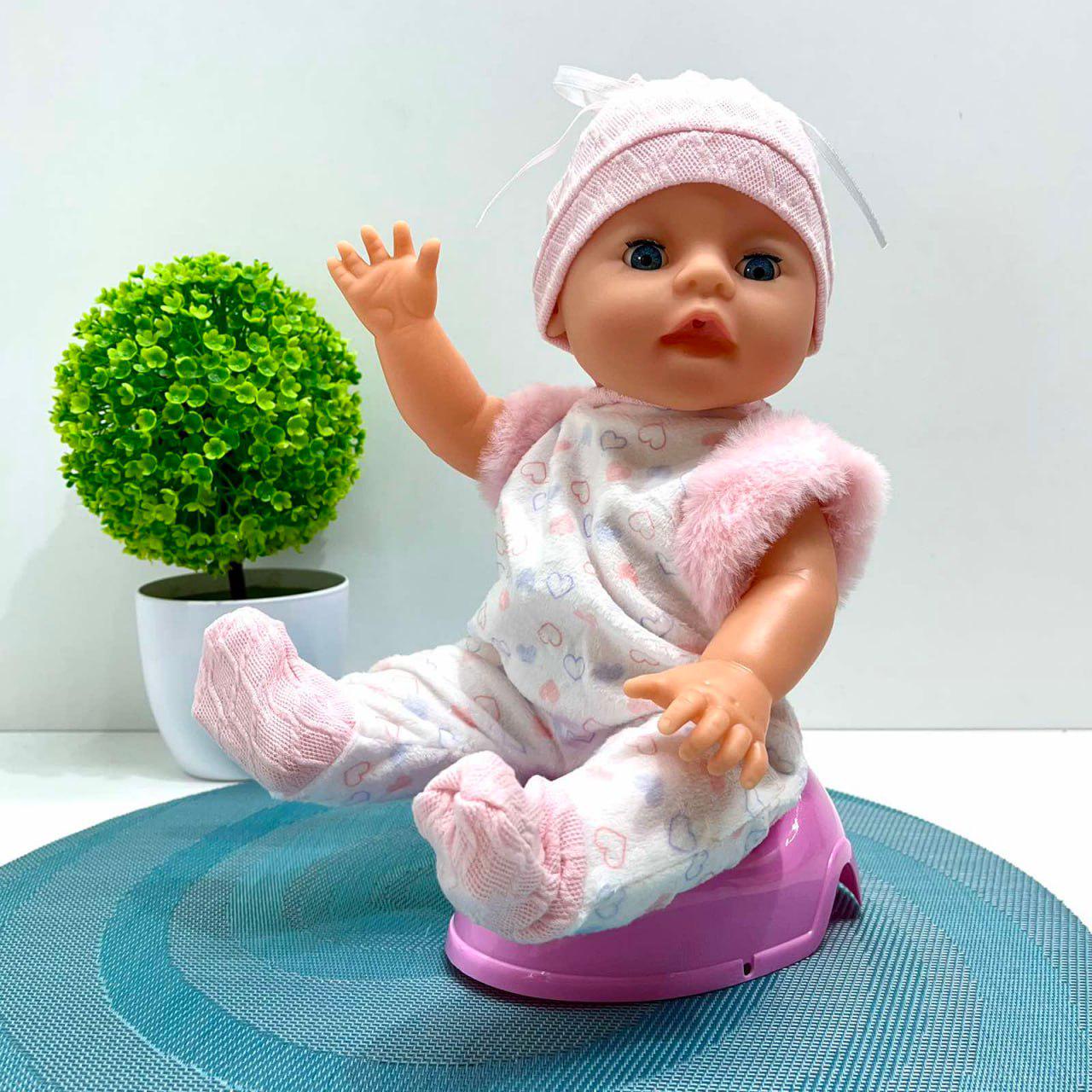 Пупс функціональний Диво Малюк Вид 2 7 функцій пляшечка/соска/горщик 33 см (YL2435A-C-D-DM-UA) Пупс функціональний Диво Малюк Вид 2 7 функцій пляшечка/соска/горщик 33 см (YL2435A-C-D-DM-UA)