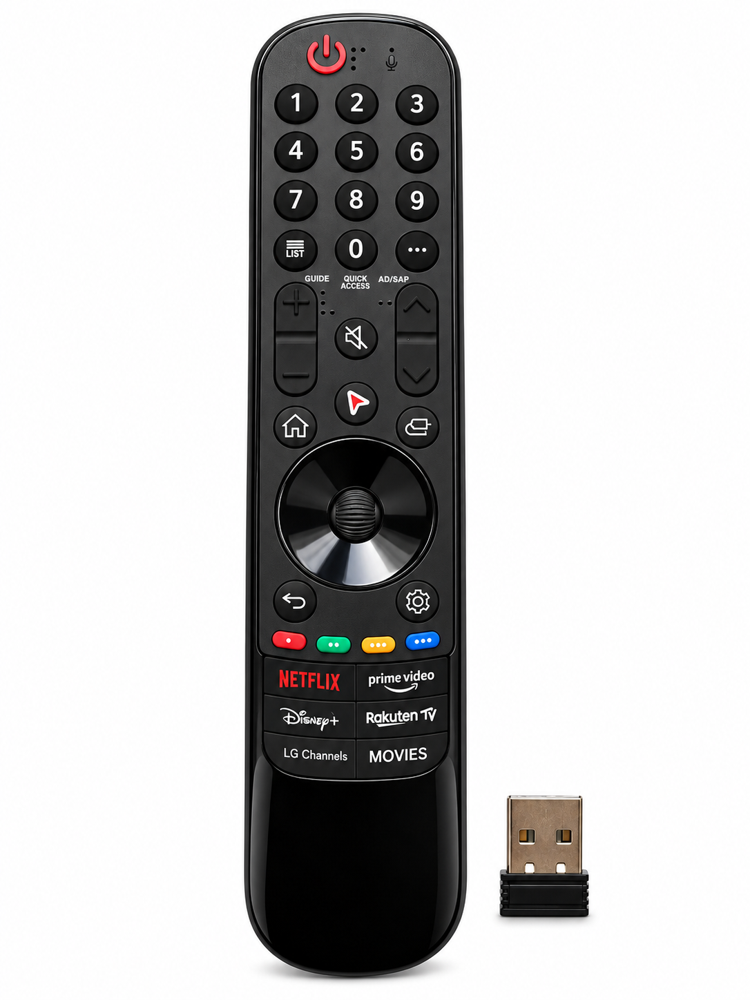 Пульт для телевизора LG MR21GA Magic Motion Mouse IR с аэромышью без голосового поиска