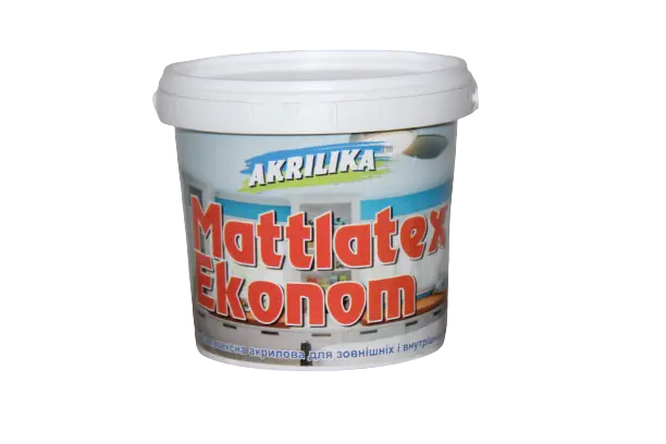 Краска латексная интерьерная Mattlatex Akrilika 1,4 кг Белый