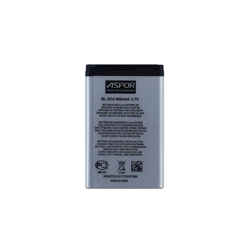 Аккумулятор Aspor BL-5CA для Nokia 100/101/1110/1110i/1112/1200/1208/1680C (880037)