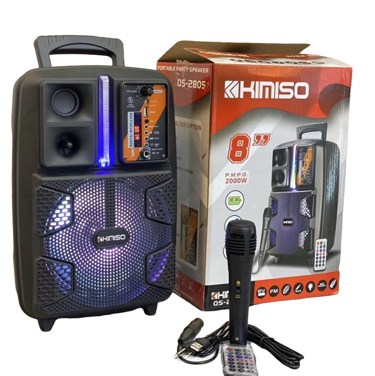 Колонка Kimiso QS-2805 с микрофоном 8'Bass/2000 W (Col-022)