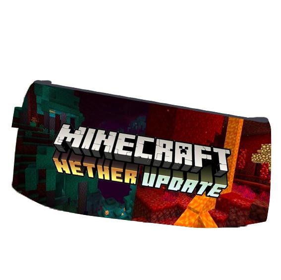 Пенал школьный Майнкрафт Minecraft двухсторонний 22х11 см (pn_0071)