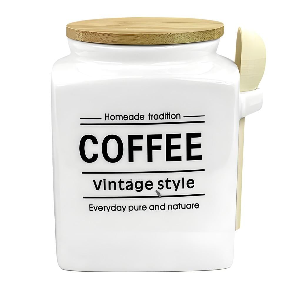 Банка для кофе MC4552-C Vintage style с ложкой 800 мл 10х10х13 см