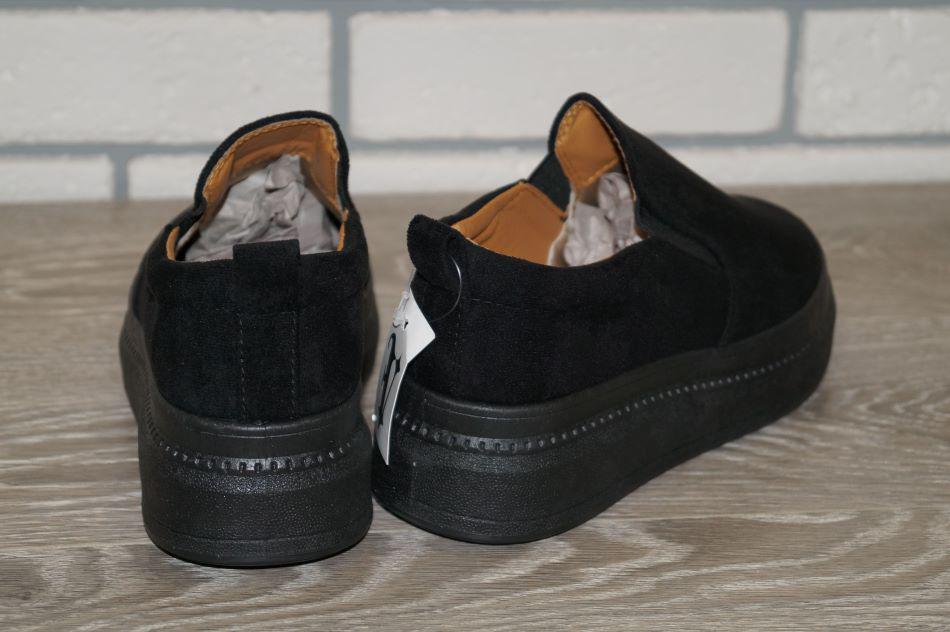 Слипоны демисезонные Violeta 41 р. 25,5 см Черный (30268-41) - фото 5