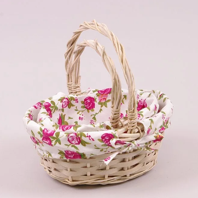 Комплект корзин с тканью Flora 2 шт. Натуральный (50085)