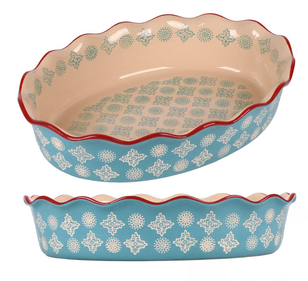 Форма для запікання керамічна Ethnic овальна 4,5 л 30,5х21,5х7 см (30325130) - фото 2