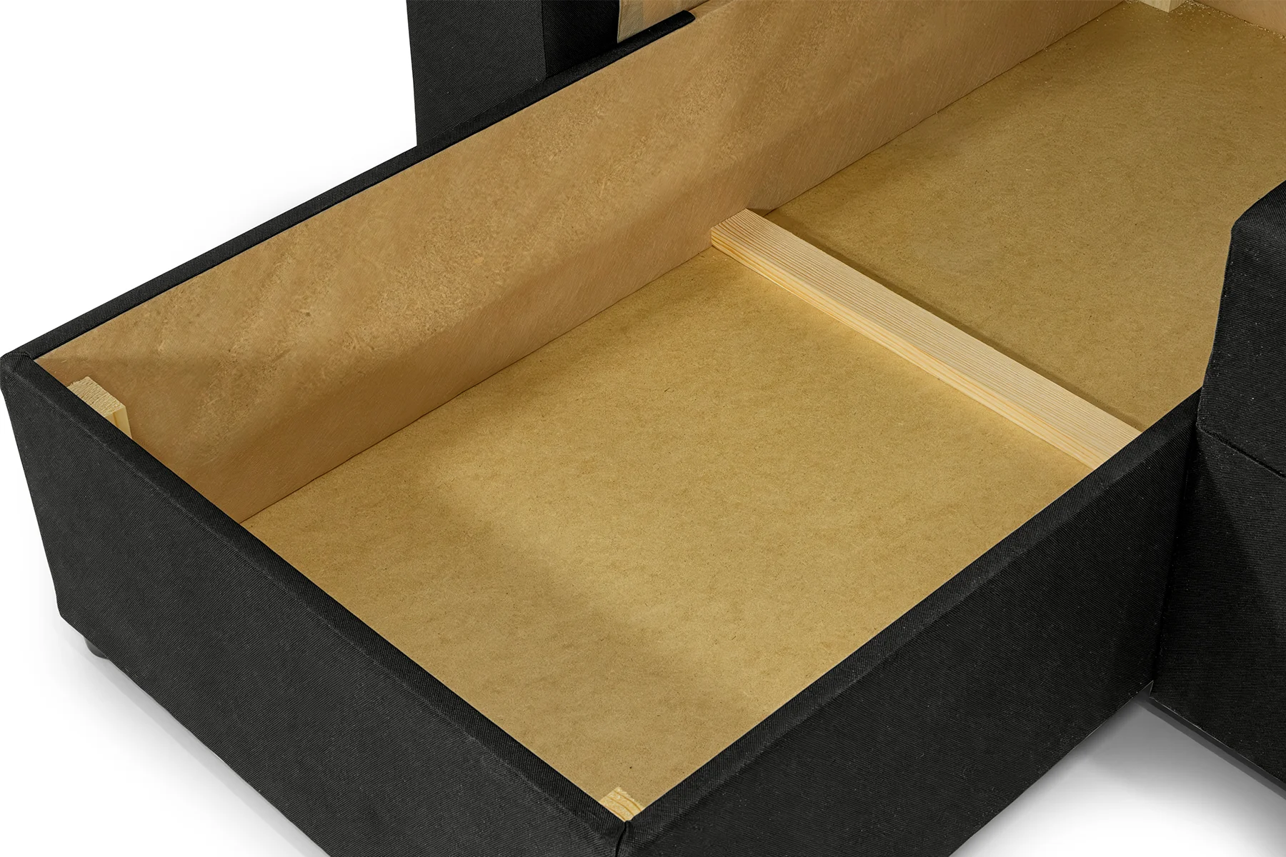 Диван угловой Комфорт Плюс 300х150 см Черный (25484831) - фото 5