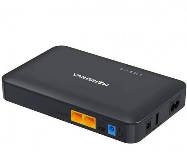 Источник бесперебойного питания Marsriva DC UPS для роутеров KP2Ultra 240VAC 2xDC PoE24V1A USB OUT 2x5V/9V/12V2.5A 30 W 16000 mAh Источник бесперебойного питания Marsriva DC UPS для роутеров KP2Ultra 240VAC 2xDC PoE24V1A USB OUT 2x5V/9V/12V2.5A 30 W 16000 mAh