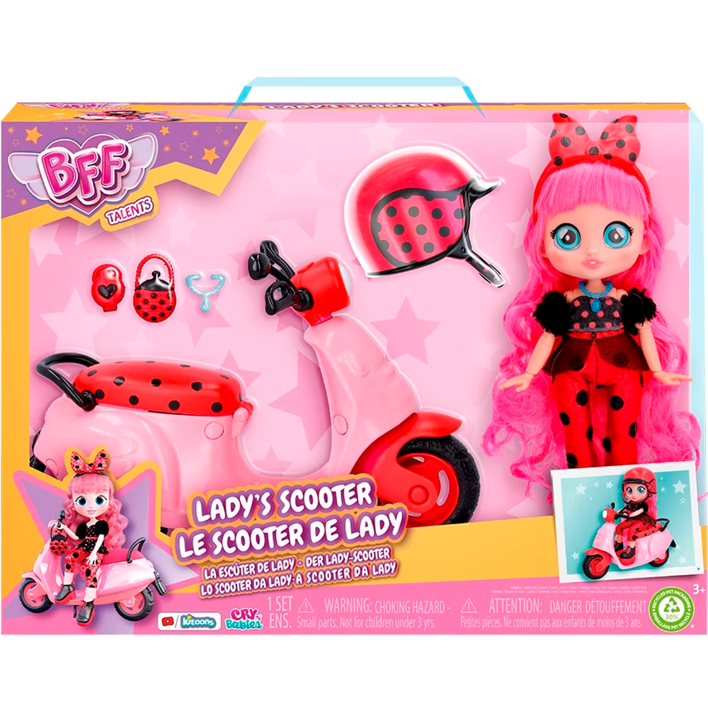 Лялька Cry Babies BFF Lady's Scooter (00281)