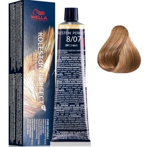 Краска-крем для волос Wella Koleston 8/07 60 мл (803704198)