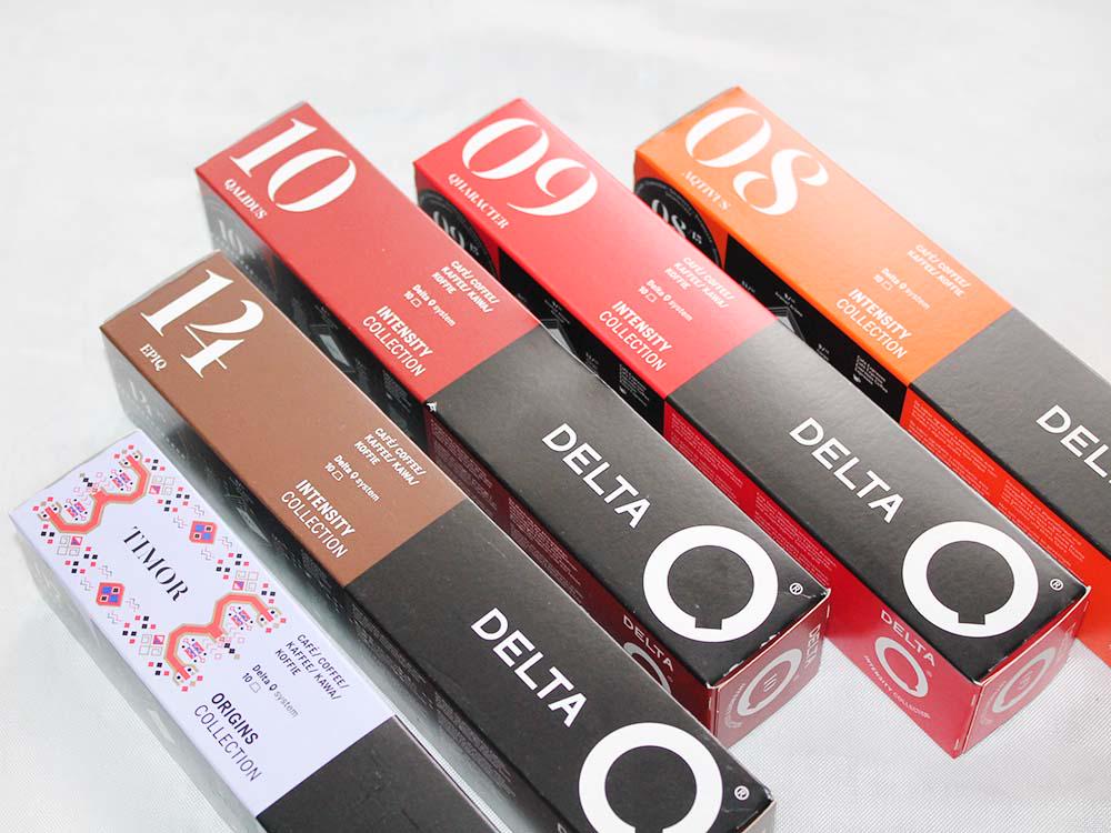 Комплект кофе в капсулах Delta Q разные вкусы 5 шт. (46765745624512)