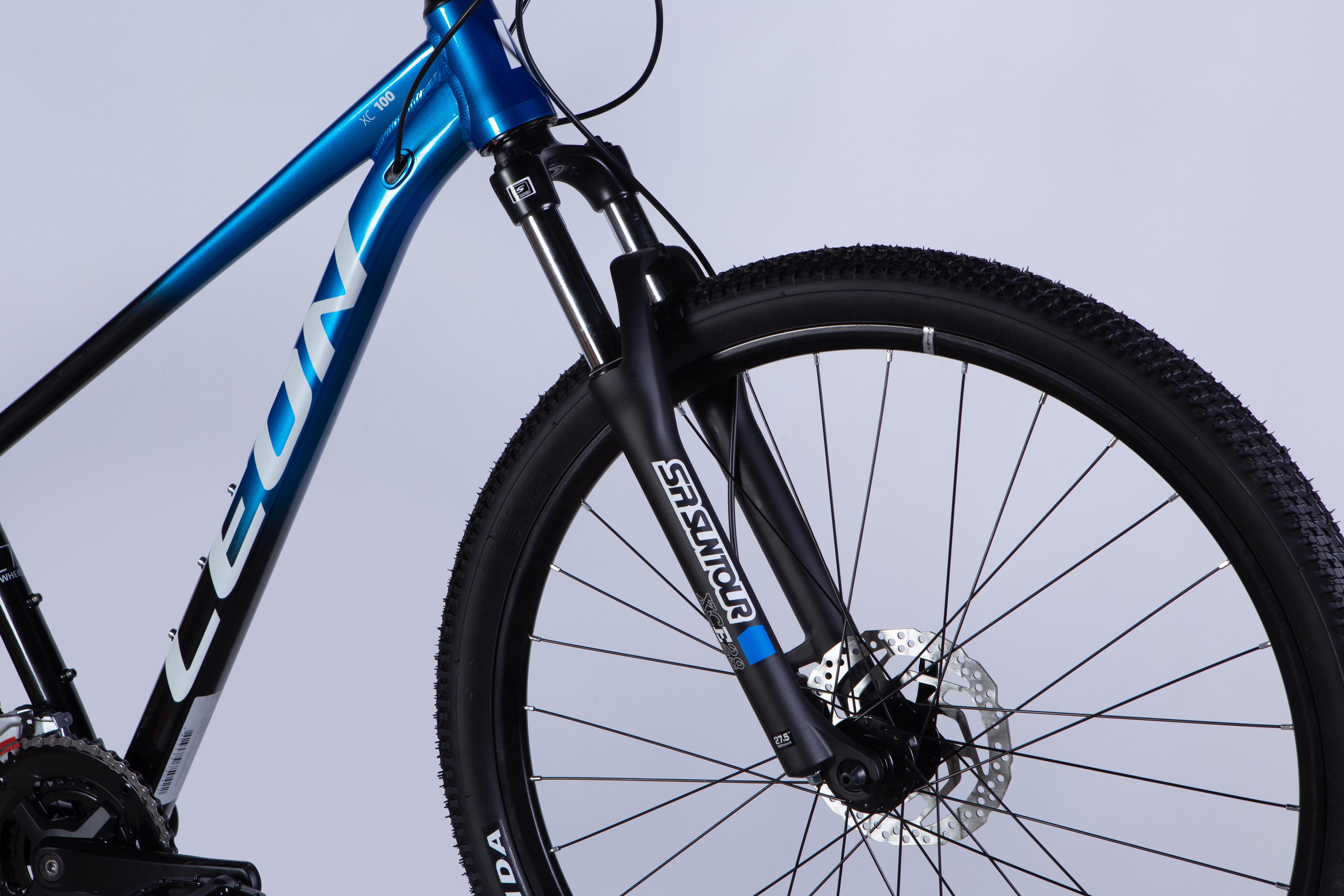 Велосипед Leon 2025 XC 100 HDD AL 27,5" рама 16" Синий с черным (OPS-LN-27,5-042) - фото 5 Велосипед Leon 2025 XC 100 HDD AL 27,5" рама 16" Синий с черным (OPS-LN-27,5-042) - фото 5