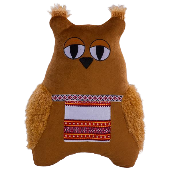 Мягкая игрушка Копица Сова с орнаментом 38 см (00235-96)