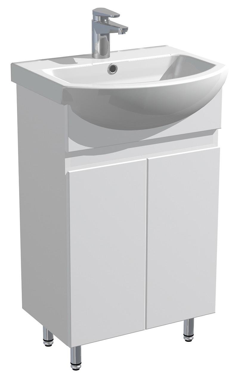 Тумба для ванной комнаты с умывальником Прокси 50 Белый (30632005) Тумба для ванной комнаты с умывальником Прокси 50 Белый (30632005)